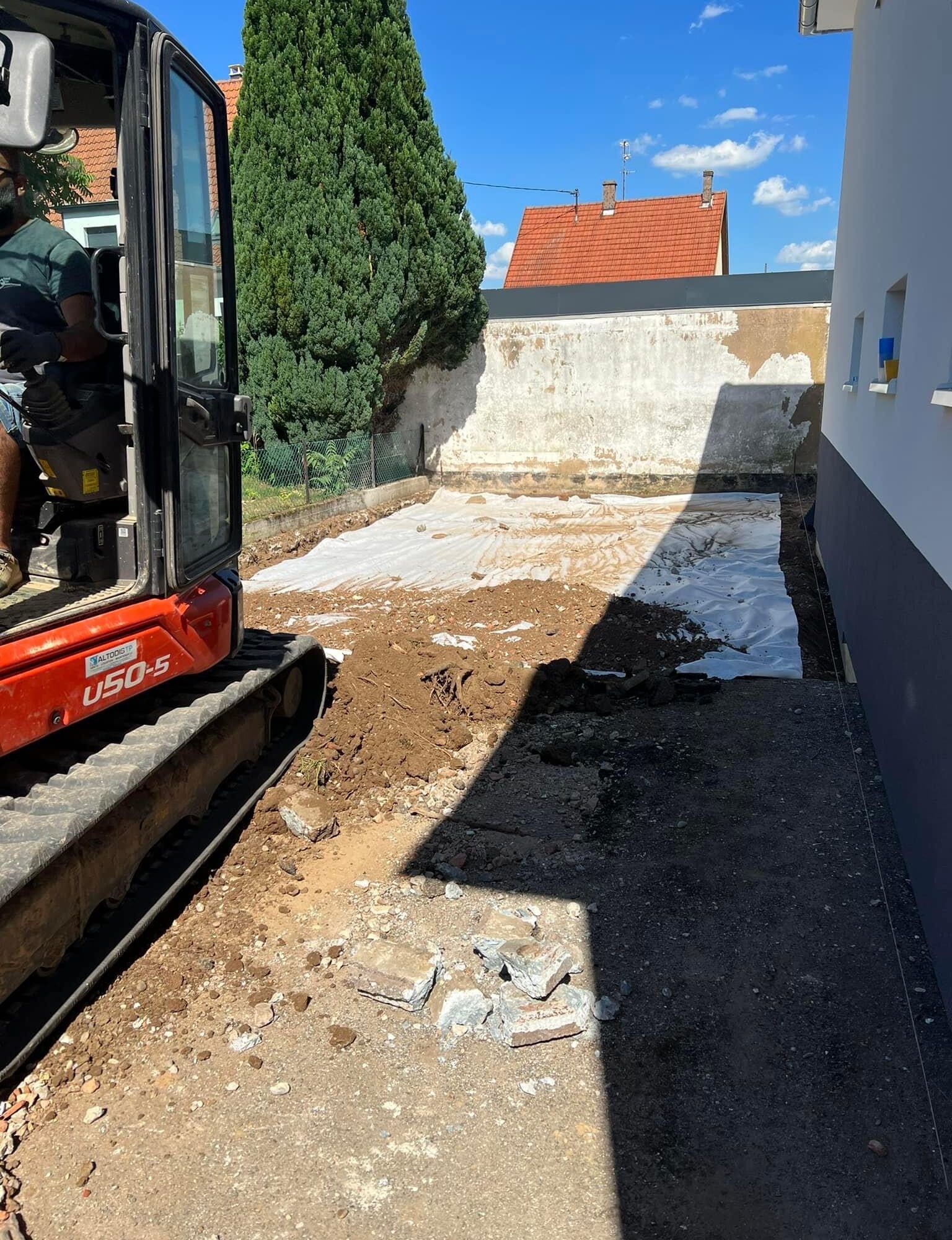 Travaux de petite ma&ccedil;onnerie, d&eacute;molition et terrassement proche de Strasbourg et Haguenau H&oelig;nheim