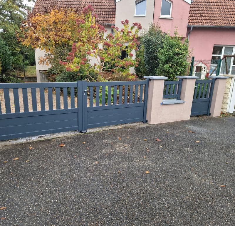 Pose d’un ensemble de portail &eacute;lectrique et portillon Lingolsheim 0